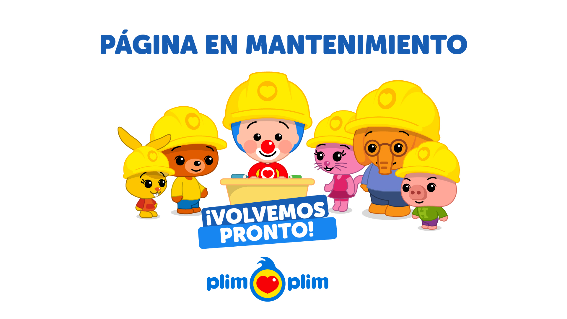 Página en mantenimiento - Volvemos pronto